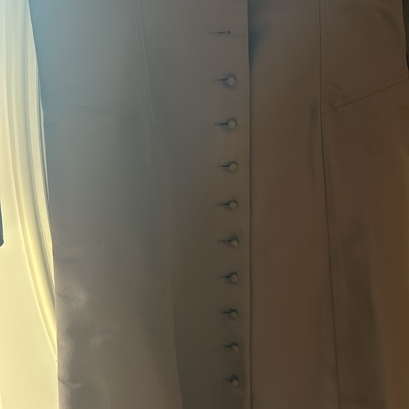 Rare Bill Hamilton Saks 100% Italian Silk Dress + Extra Fabric | Vintage M - Picture 4 of 14